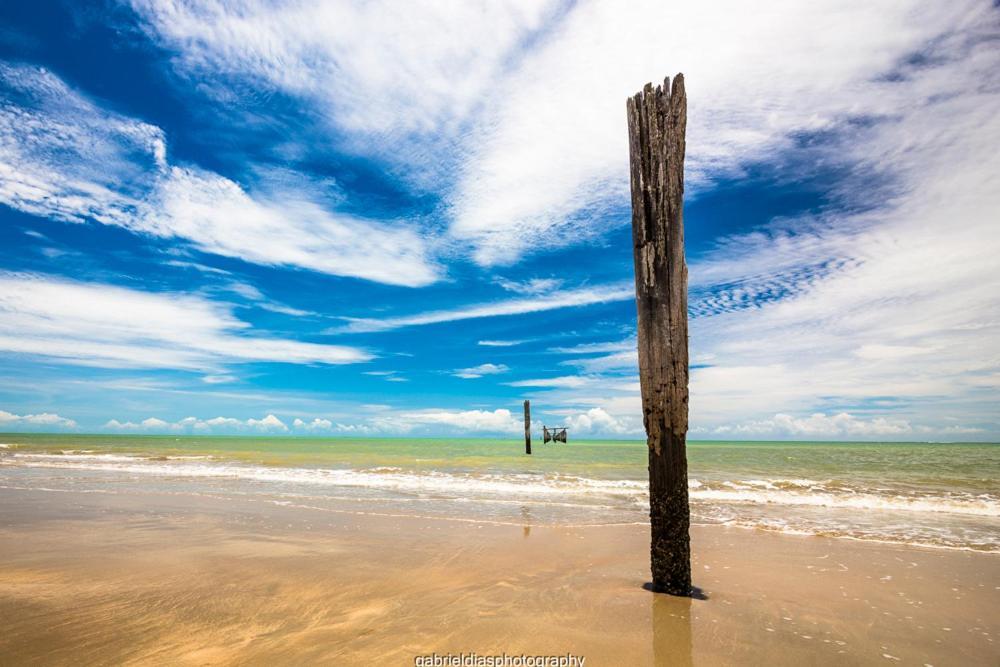 Paraíso da Falésia em Cumuruxatiba Vila Exterior foto